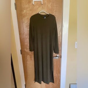 Old navy olive green sweater dress